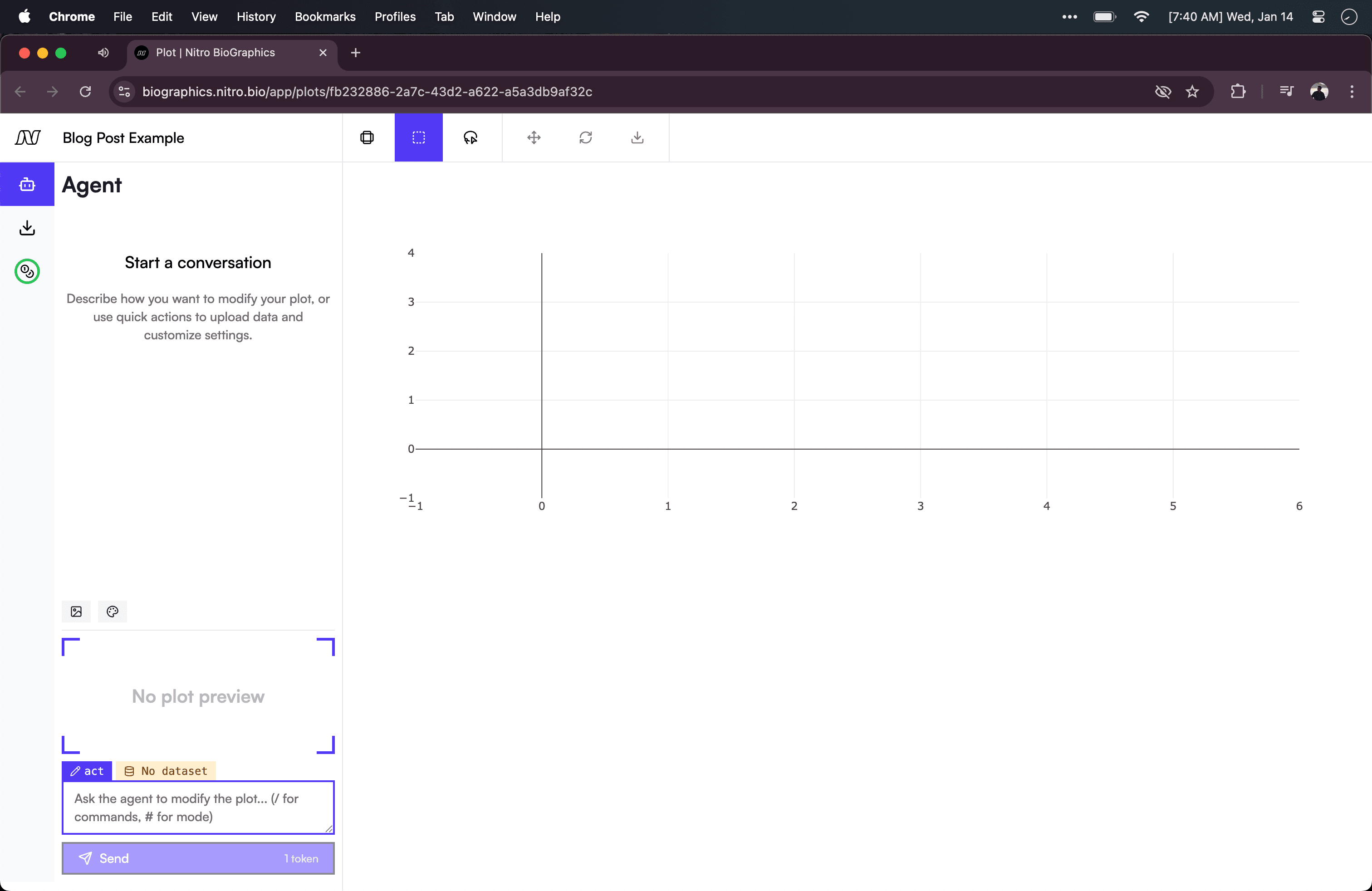 Plot Agent interface