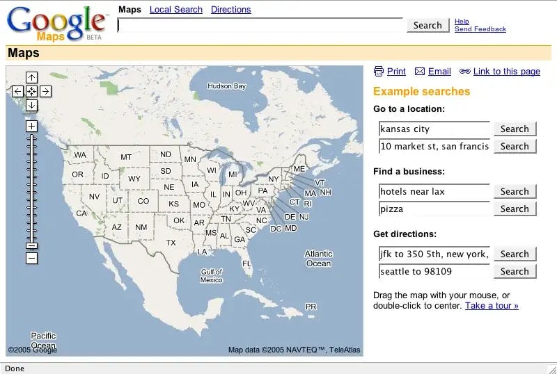 Google Maps in 2012